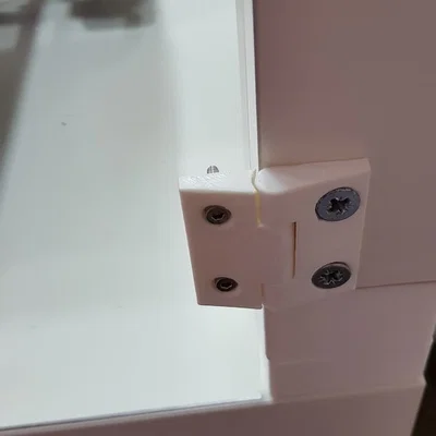 Bản lề một mảnh cho Ikea Lack enclosure – Print in place
