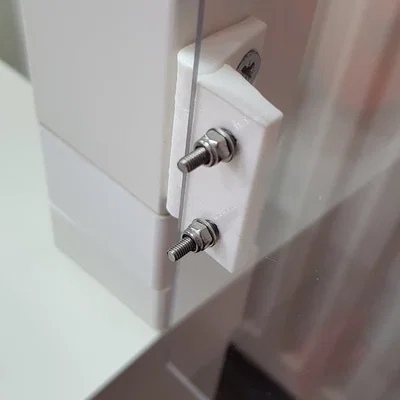 Bản lề một mảnh cho Ikea Lack enclosure – Print in place
