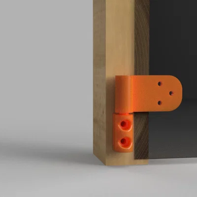 Bản lề pin cho enclosure máy in 3D – tháo cửa nhanh, dễ dàng
