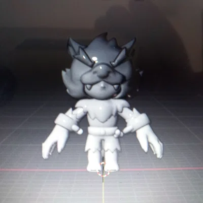 Mô hình in 3D Werewolf Leon từ Brawl Stars