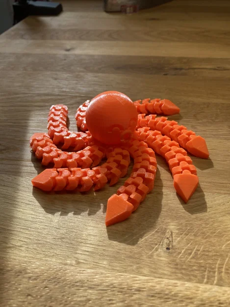 Mô hình bạch tuộc Flexi đáng yêu in 3D linh hoạt - Image 1
