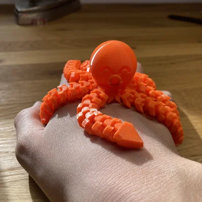 Mô hình bạch tuộc Flexi đáng yêu in 3D linh hoạt