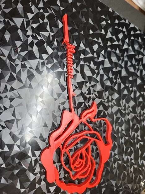 Bông hồng 3D tặng Mẹ (Rose Maman) - File in 3D ý nghĩa - Image 2
