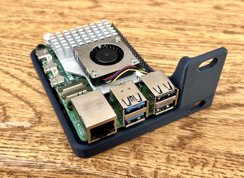 Raspberry Pi 5 Rack Mount 19" - Gắn bên phải (Right-sided) - Image 1