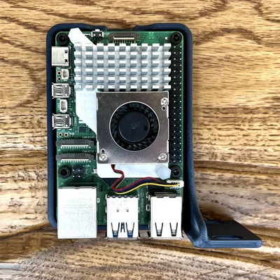 Raspberry Pi 5 Rack Mount 19" - Gắn bên phải (Right-sided)