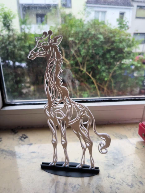 Mô hình hươu cao cổ nghệ thuật (Giraffe Statue) in 3D độc đáo - Image 1