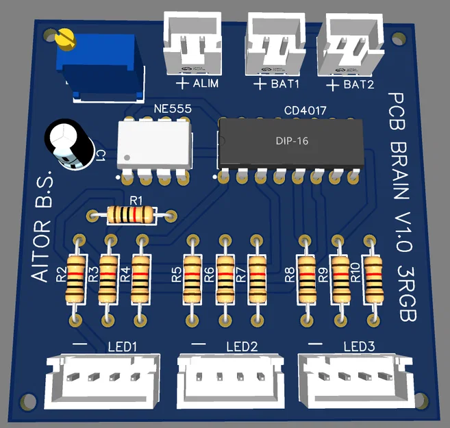 Đèn Não RGB (Lámpara de cerebro RGB / RGB Brain Lamp) - Image 4