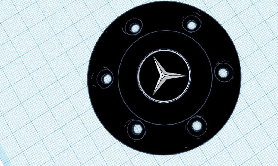 Nắp chụp vô lăng Mercedes cho Logitech G29, G920, G923 - Image 1