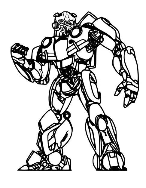 Mô hình tranh treo tường Bumblebee Transformers ấn tượng để in 3D - Image 1