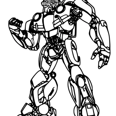 Mô hình tranh treo tường Bumblebee Transformers ấn tượng để in 3D