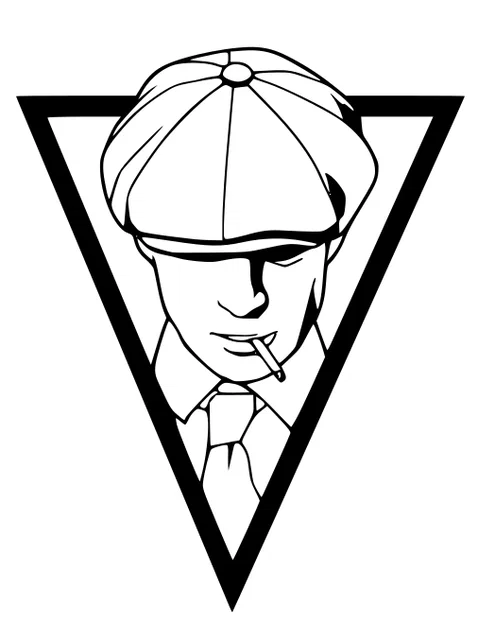 Mô hình tranh treo tường 3D Peaky Blinders Thomas Shelby độc đáo - Image 1