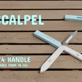 Cán dao mổ Scalpel No.4 in 3D - Dụng cụ chuẩn xác cho mọi công việc - Thumbnail 1