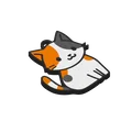 Móc khóa mèo tam thể dễ thương (Cute Calico Cat Keychain) - Thumbnail 3