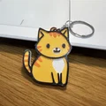 Móc khóa Mèo Cam Dễ Thương (Cute Orange Cat Keychain) - Thumbnail 2