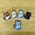 Móc Khóa Mèo Tabby Dễ Thương (Cute Tabby Cat Keychain) - Thumbnail 1