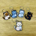 Móc khóa Mèo Kem Dễ Thương (Cute Cream Cat Keychain) - Thumbnail 1