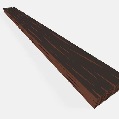 Mô hình thanh gỗ (Plank) in 3D trang trí sa bàn, tiểu cảnh