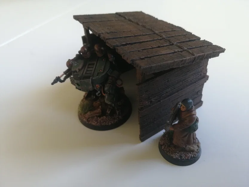 Mô hình lán trại 28mm cho địa hình Wargaming và Warhammer - Image 2