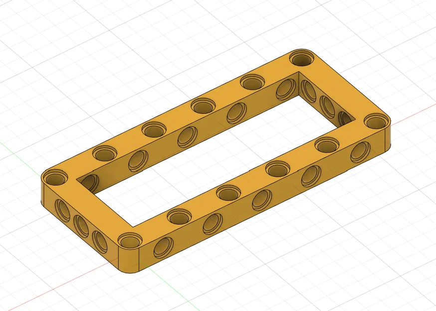 Khung LEGO Technic loại B (LEGO Technic frame type B) - Image 2