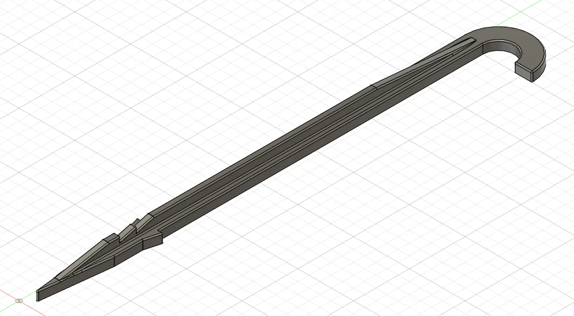 Que hỗ trợ huấn luyện cây trồng Low Stress Training Stick 20cm in 3D - Image 1