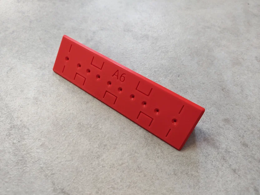 Jig dẫn dùi đóng sách (Piercing Cradle) - A5 / A6 - Image 1