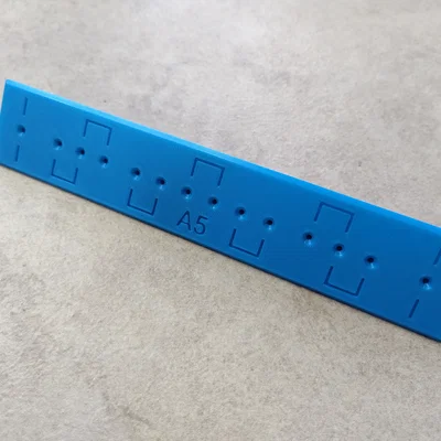 Jig dẫn dùi đóng sách (Piercing Cradle) - A5 / A6