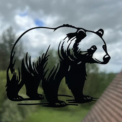Bear Wall Art #2 - Mô hình trang trí tường hình chú gấu ấn tượng