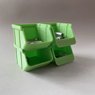 Hộp đựng đồ mini xếp chồng - Giải pháp lưu trữ thông minh cho góc làm việc
