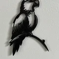 Tranh treo tường 3D nghệ thuật hình con vẹt (Parrot Wall Art) - Thumbnail 2