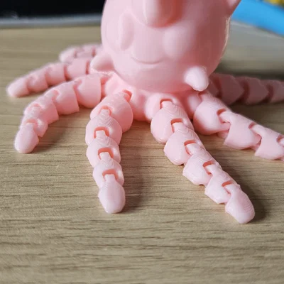 Mô hình Jigglypuff bạch tuộc 3D (Jiggly Jigglypuff) in khớp linh hoạt