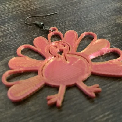 Bông tai Gà Tây (Turkey Earrings)