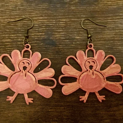 Bông tai Gà Tây (Turkey Earrings)
