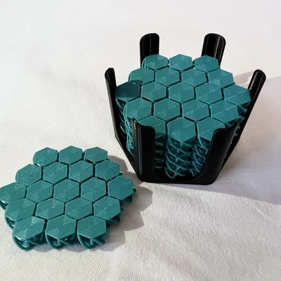 Khay Đựng Miếng Lót NASA HexCoaster Gọn Gàng