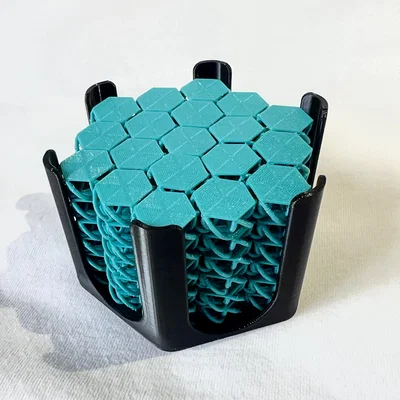 Khay Đựng Miếng Lót NASA HexCoaster Gọn Gàng