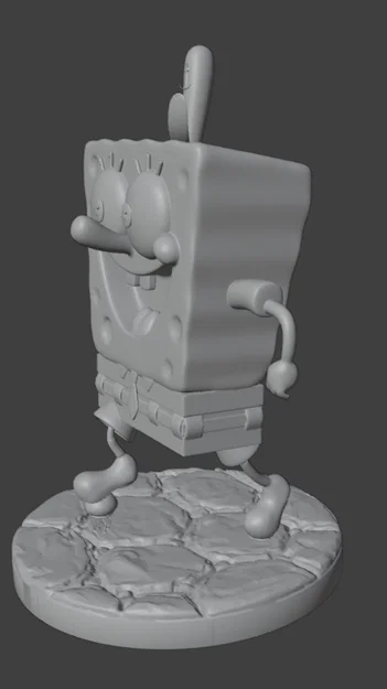 Mô hình 3D SpongeBob vui nhộn trang trí bàn làm việc - Image 1