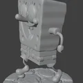 Mô hình 3D SpongeBob vui nhộn trang trí bàn làm việc - Thumbnail 1