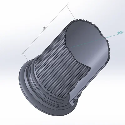Hộp đựng bông tẩy trang phong cách trụ cột La Mã in 3D tinh tế