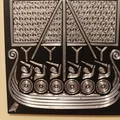 Mô hình phù điêu tàu chiến Viking (Viking ship relief) treo tường - Thumbnail 1