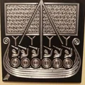 Mô hình phù điêu tàu chiến Viking (Viking ship relief) treo tường - Thumbnail 2
