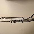 Tranh treo tường máy bay Embraer 175 - Thumbnail 2