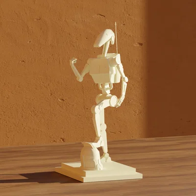 Mô hình 3D B1 Battle Droid trang trí Star Wars cực chất