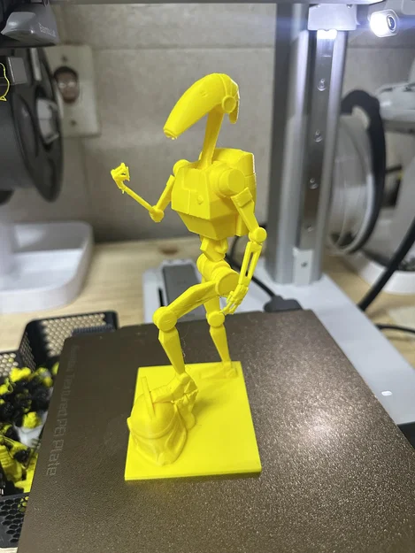 Mô hình 3D B1 Battle Droid trang trí Star Wars cực chất - Image 3