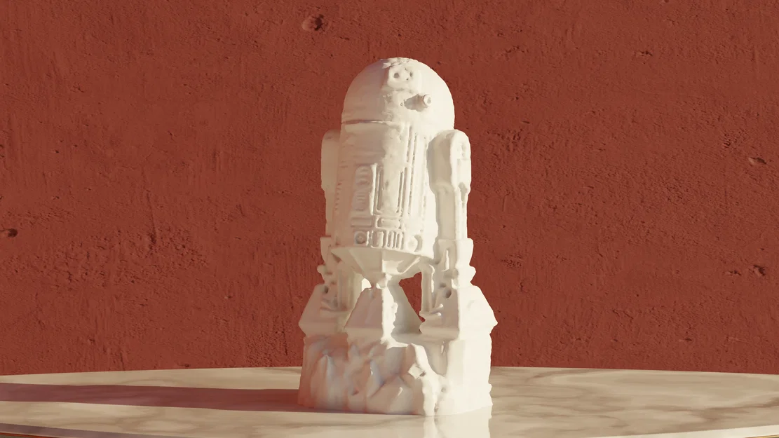 Mô hình trang trí R2-D2 Star Wars in 3D cực đẹp - Image 1