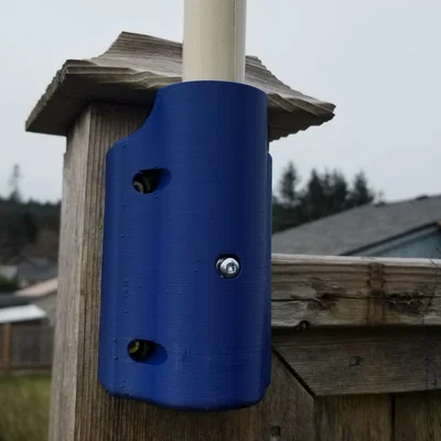 Giá đỡ gắn cột/pole cho trạm thời tiết (Post/Pole Mount)