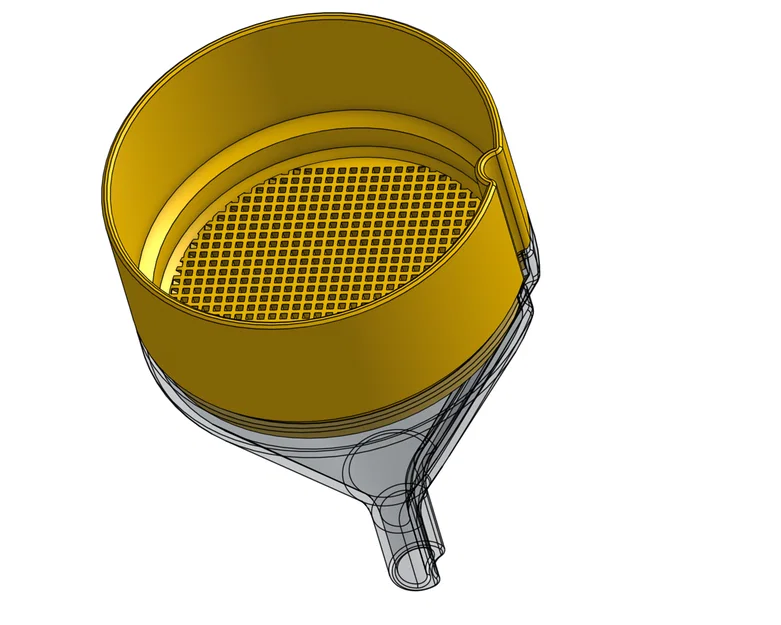 Lưới Lọc Gắn Kẹp Cho Phễu – FUNNEL STRAINER FILTER -PARAMETRIC - Image 2