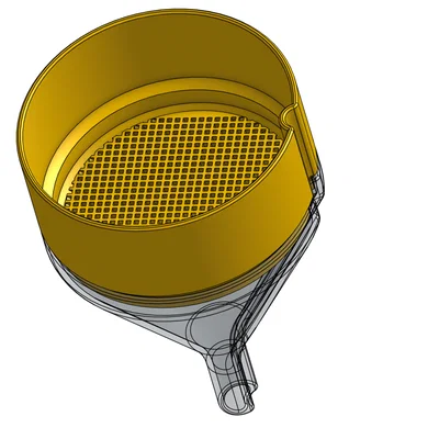 Lưới Lọc Gắn Kẹp Cho Phễu – FUNNEL STRAINER FILTER -PARAMETRIC