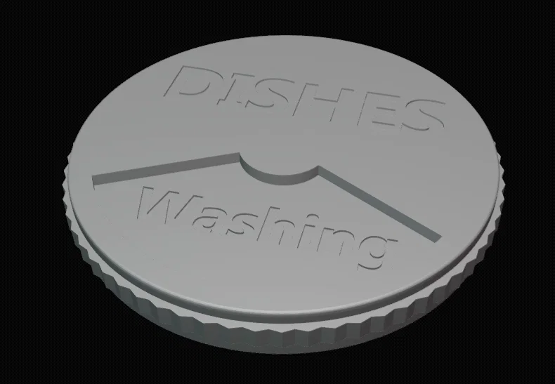 Bảng nam châm xoay máy rửa chén Clean/Dirty/Washing - Image 2