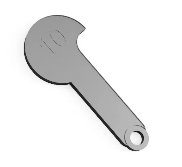 Žetony do košíku, bộ + khóa (klíč) - Image 2