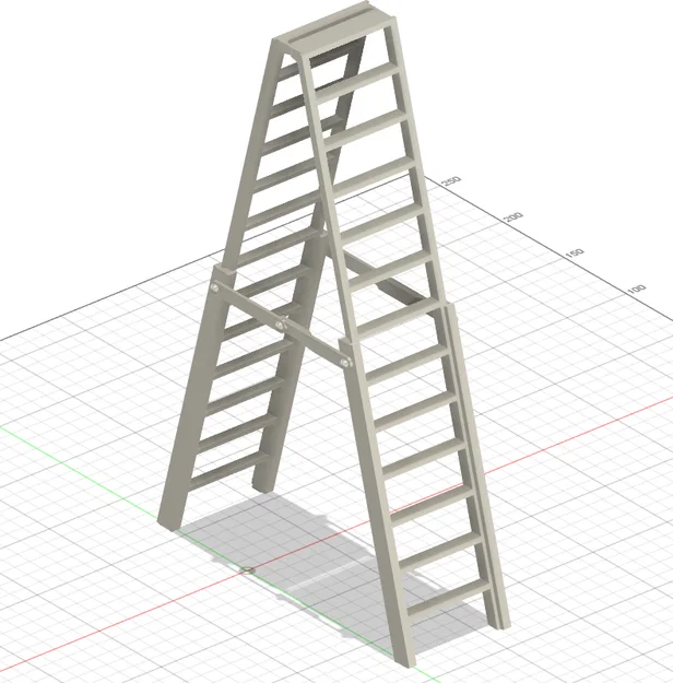 Thang gập cho WWE/AEW Action Figures (Folding Ladders) - Image 3