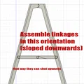 Thang gập cho WWE/AEW Action Figures (Folding Ladders) - Thumbnail 4